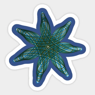 Spirograph Sea | Stars Sticker